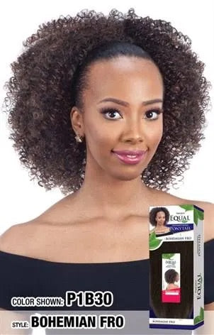 Equal Drawstring ponytail Bohemian Fro