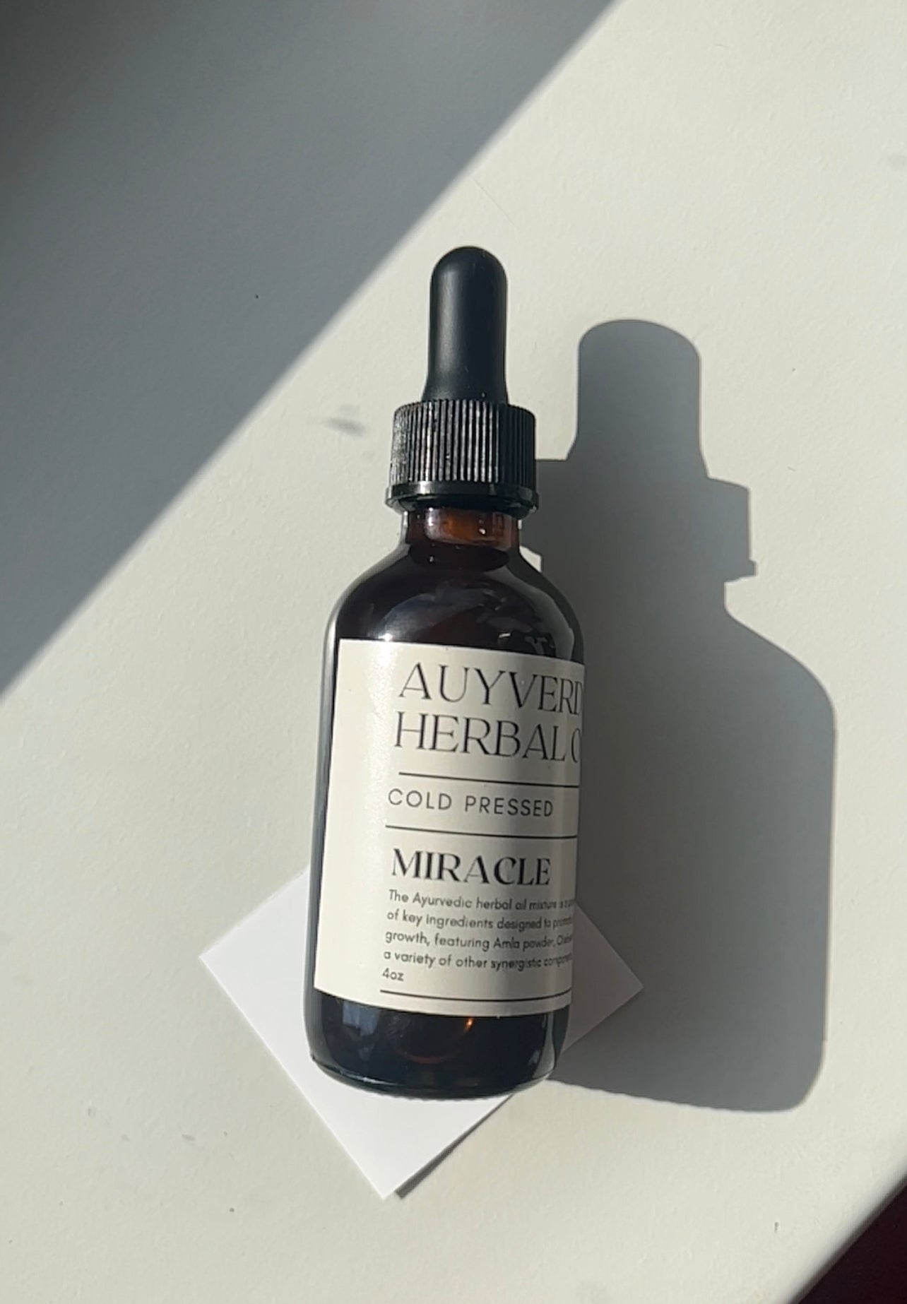 MIRACLE Auyverdic herbal hair growth oil