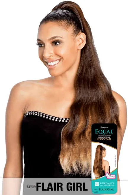 Equal Drawstring ponytail Flair Girl