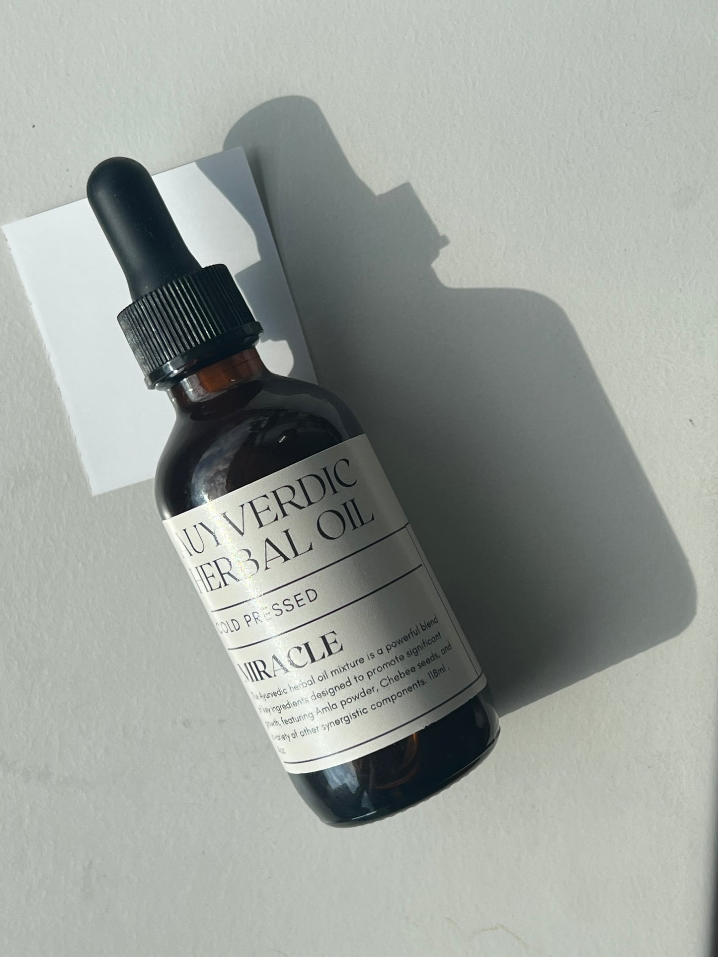 MIRACLE Auyverdic herbal hair growth oil