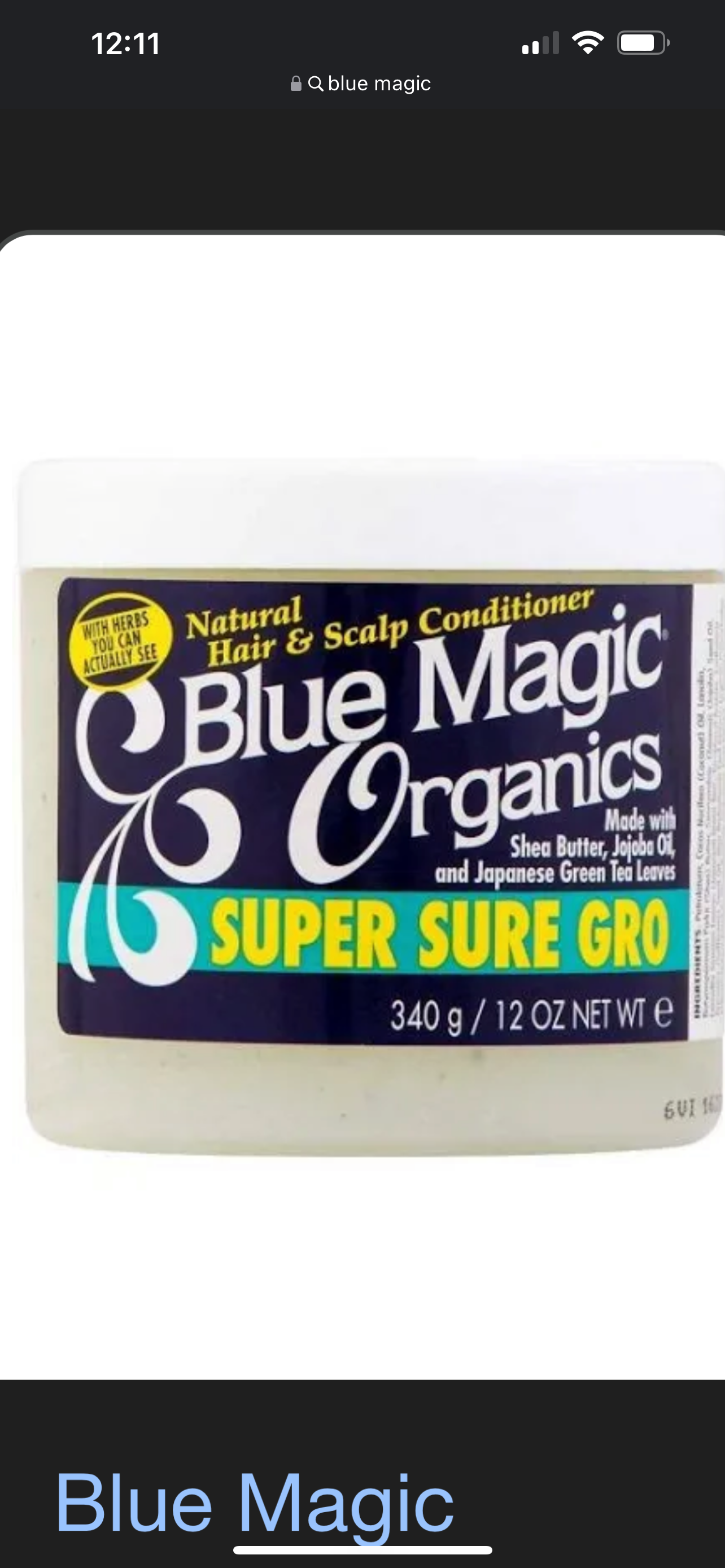 Blue Magic organics super super Gro